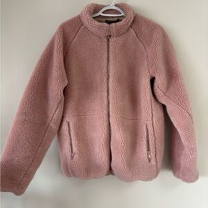 Brandy Melville Pink Sherpa Jacket